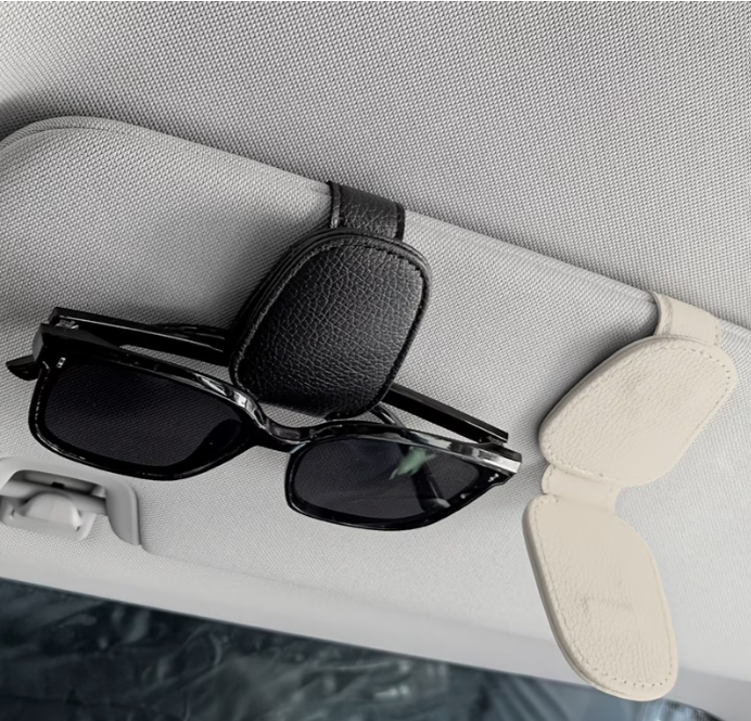 Porte lunettes pour pare-soleil